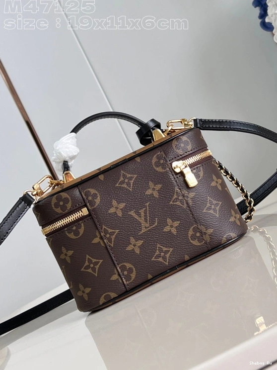 LOUIS 11.5 x CM x VUITTON 6.5 Pouch-19 Chain Vanity 0809